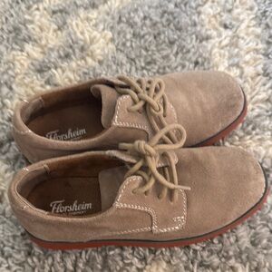 Florsheim Tan Dress Shoes Suede Lace-Up